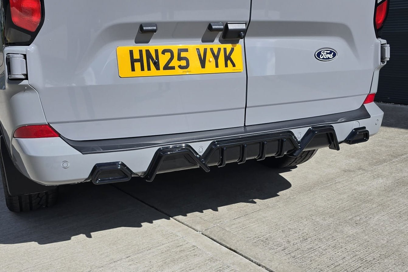 Ford Transit Custom 2024+ Stratos Rear Valance (3pcs) - Eagle 4x4