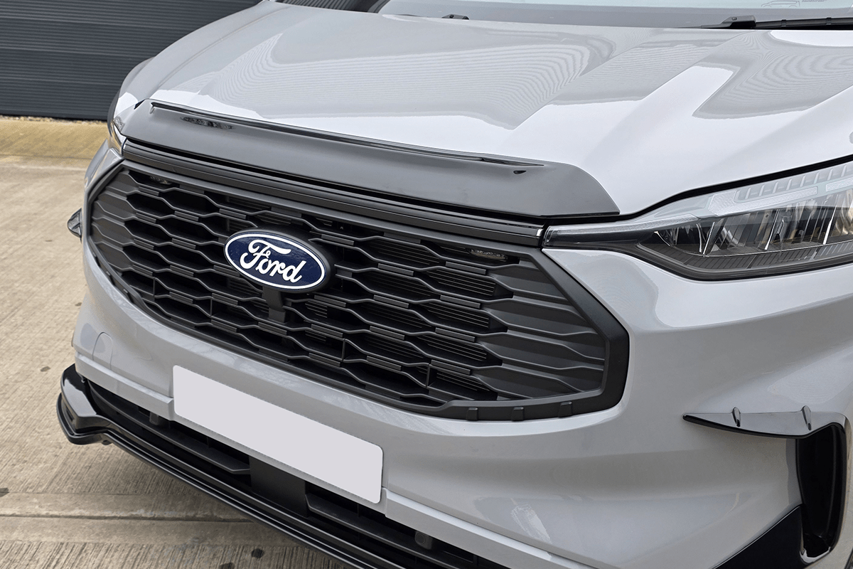 Ford Transit Custom 2024+ VanTrix Bonnet Guard - Gloss Black - Eagle 4x4