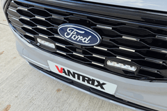 Ford Transit Custom 2024+ VanTrix Front Grille (Hex) - Black/Silver - Eagle 4x4