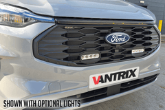 Ford Transit Custom 2024+ VanTrix Front Grille (Hex) - Matt Black - Eagle 4x4