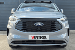 Ford Transit Custom 2024+ VanTrix Front Grille (Hex) - Matt Black - Eagle 4x4