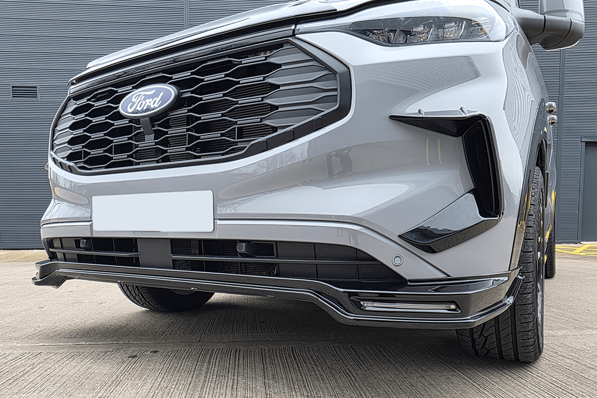 Ford Transit Custom 2024+ VanTrix Front Spoiler With DRLs - Eagle 4x4