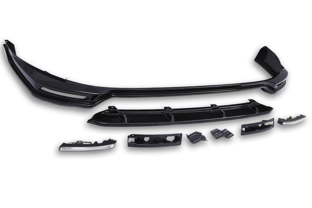 Ford Transit Custom 2024+ VanTrix Front Spoiler With DRLs - Eagle 4x4