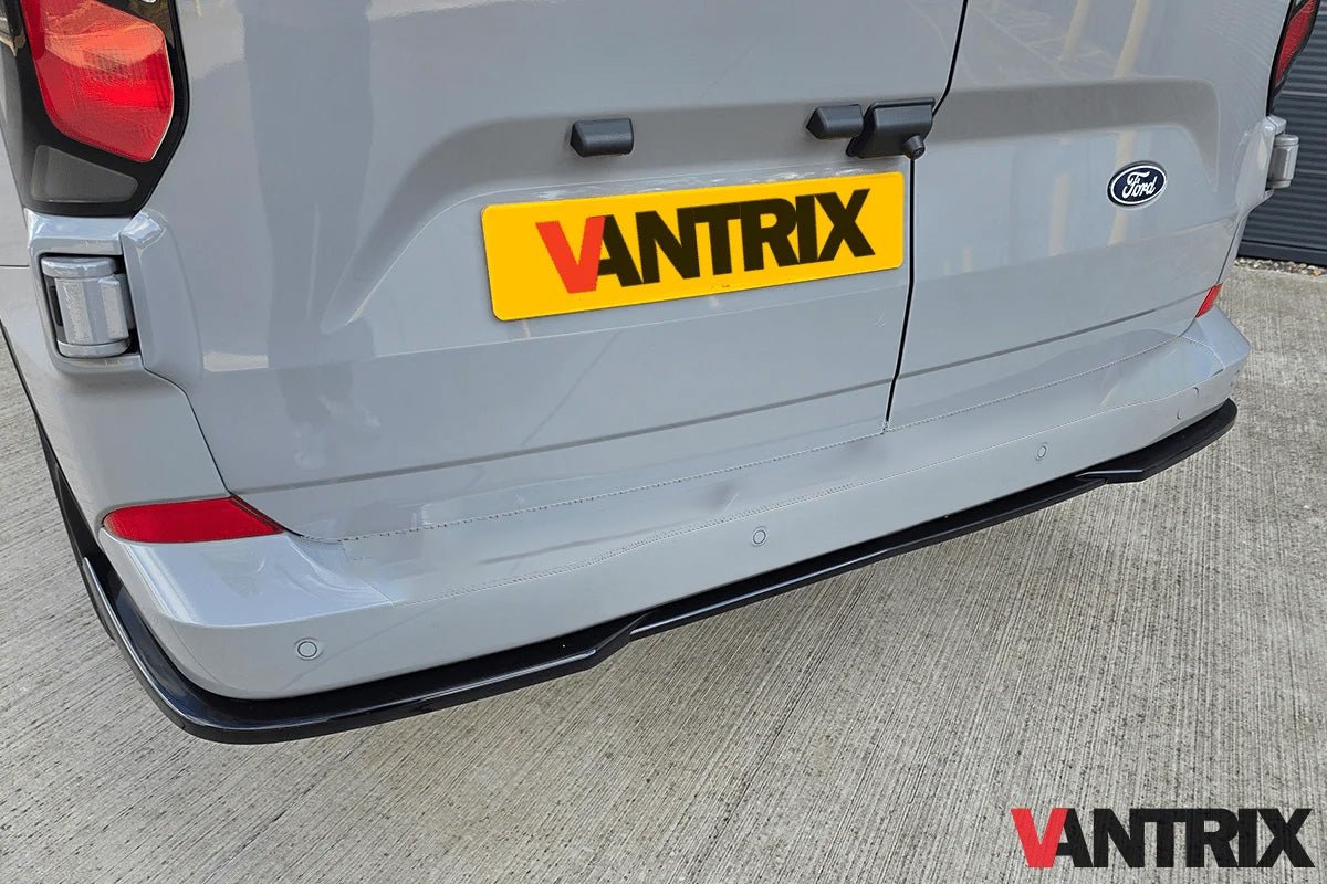 Ford Transit Custom 2024+ VanTrix Rear Diffuser (3pc) - Matt Black - Eagle 4x4
