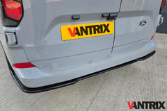Ford Transit Custom 2024+ VanTrix Rear Diffuser (3pc) - Matt Black - Eagle 4x4