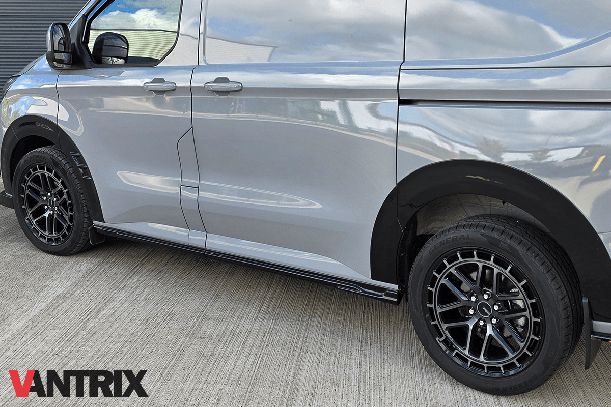 Ford Transit Custom 2024+ VanTrix Side Skirts/Trim (LWB) - Eagle 4x4