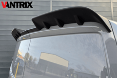 Ford Transit Custom 2024+ VanTrix Viper Rear Spoiler (Barn Door) - Matt Black - Eagle 4x4