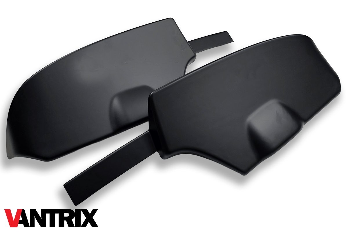 Ford Transit Custom 2024+ VanTrix Viper Rear Spoiler (Barn Door) - Matt Black - Eagle 4x4