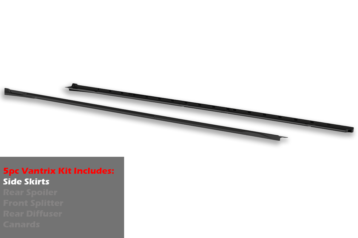 Ford Transit Custom 2024+ VanTrix Viper Side Skirts/Trim (LWB) - Eagle 4x4