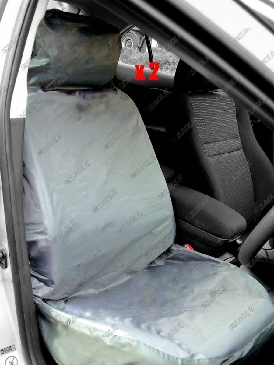 Hawk Heavy Duty Waterproof Seat Covers - Front Pair Only - Eagle 4x4