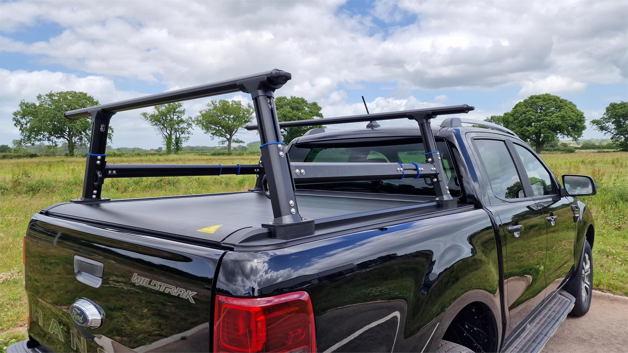 Isuzu D - Max 2021+ Load Bed Cargo Rack XL - Black - Eagle 4x4