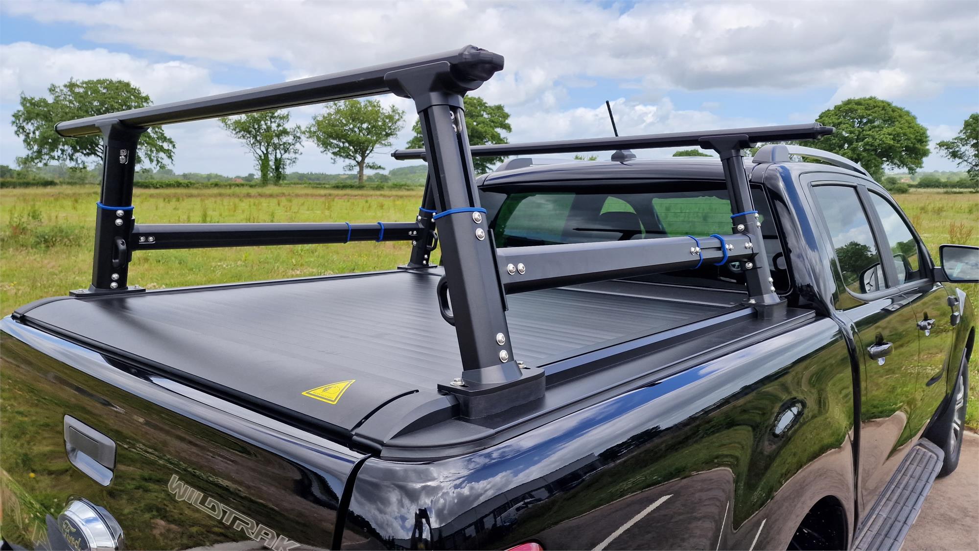 Isuzu D - Max 2021+ Load Bed Cargo Rack XL - Black - Eagle 4x4