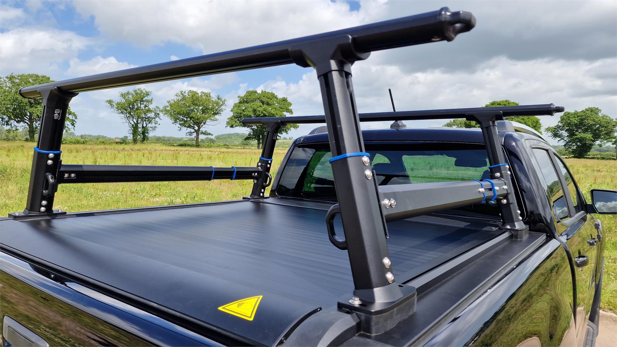 Isuzu D - Max 2021+ Load Bed Cargo Rack XL - Black - Eagle 4x4