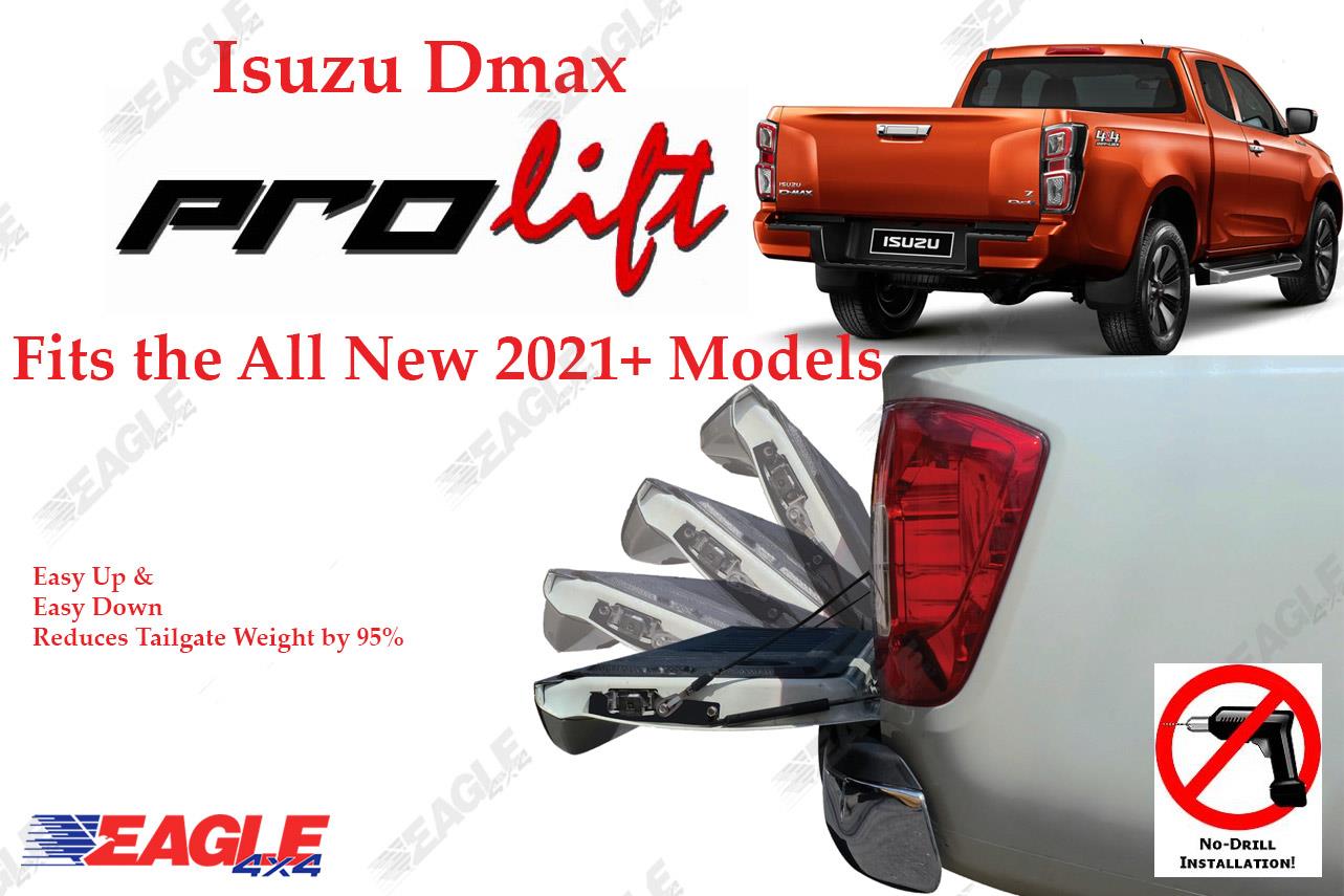 Isuzu D - Max 2021+ ProLift Tailgate Assist - Eagle 4x4