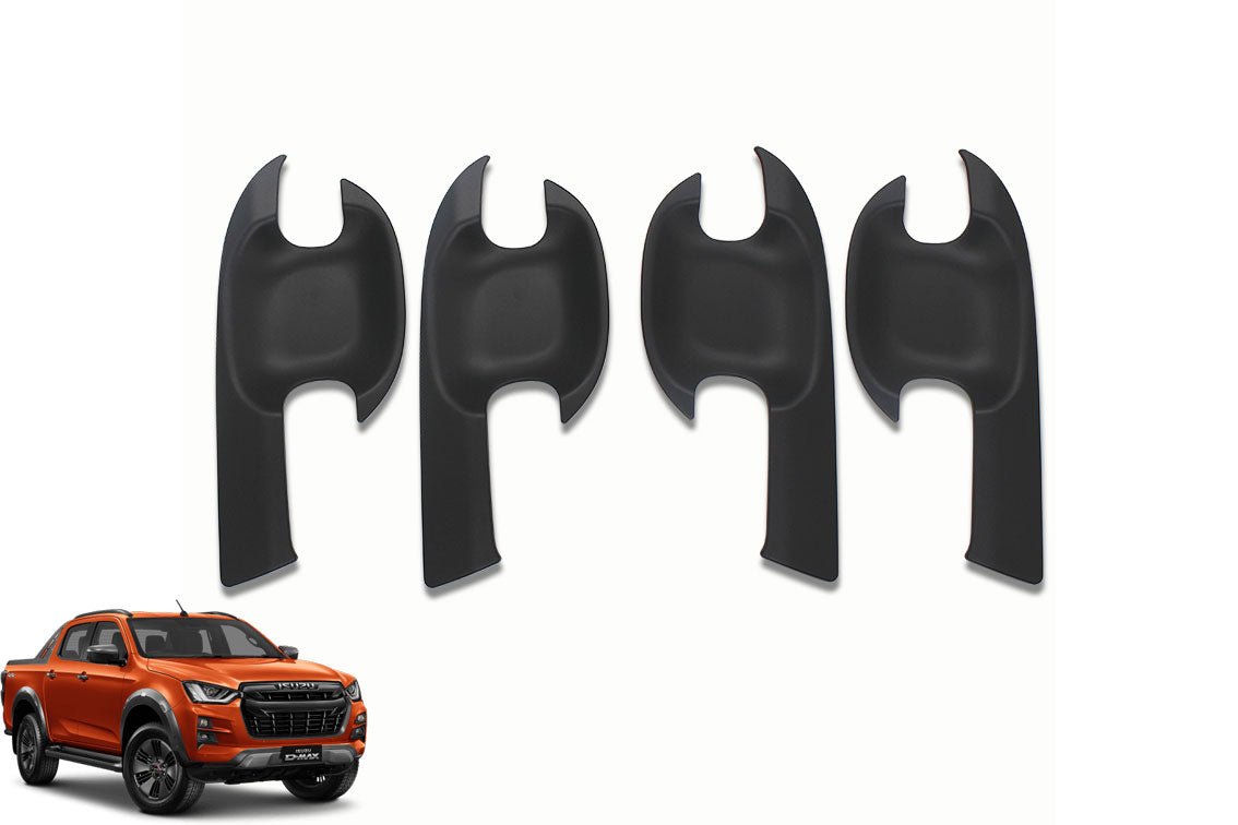 Isuzu D - Max Door Handle Inserts - Black - 2021+ - Eagle 4x4