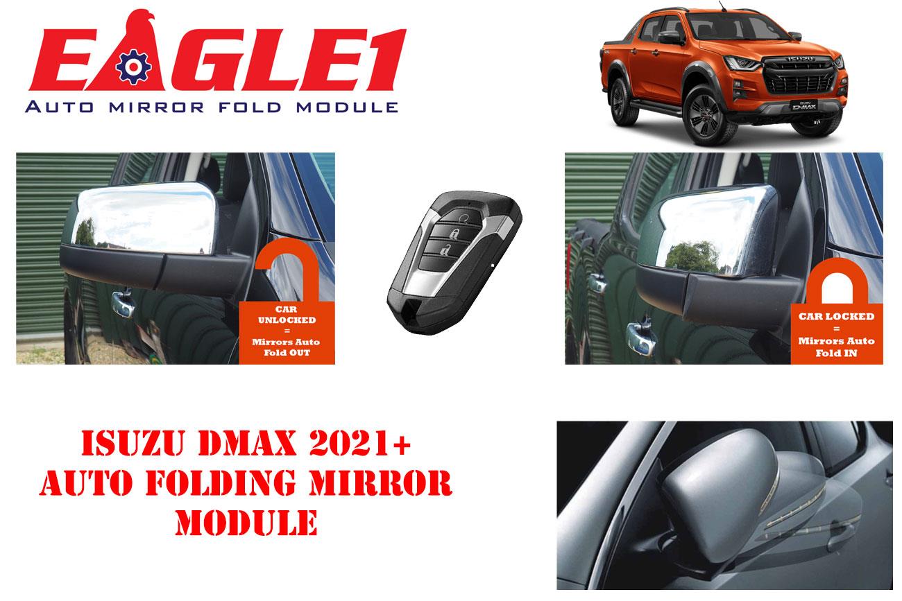 Isuzu Dmax 2021+ Auto Folding Mirror Module - Eagle 4x4