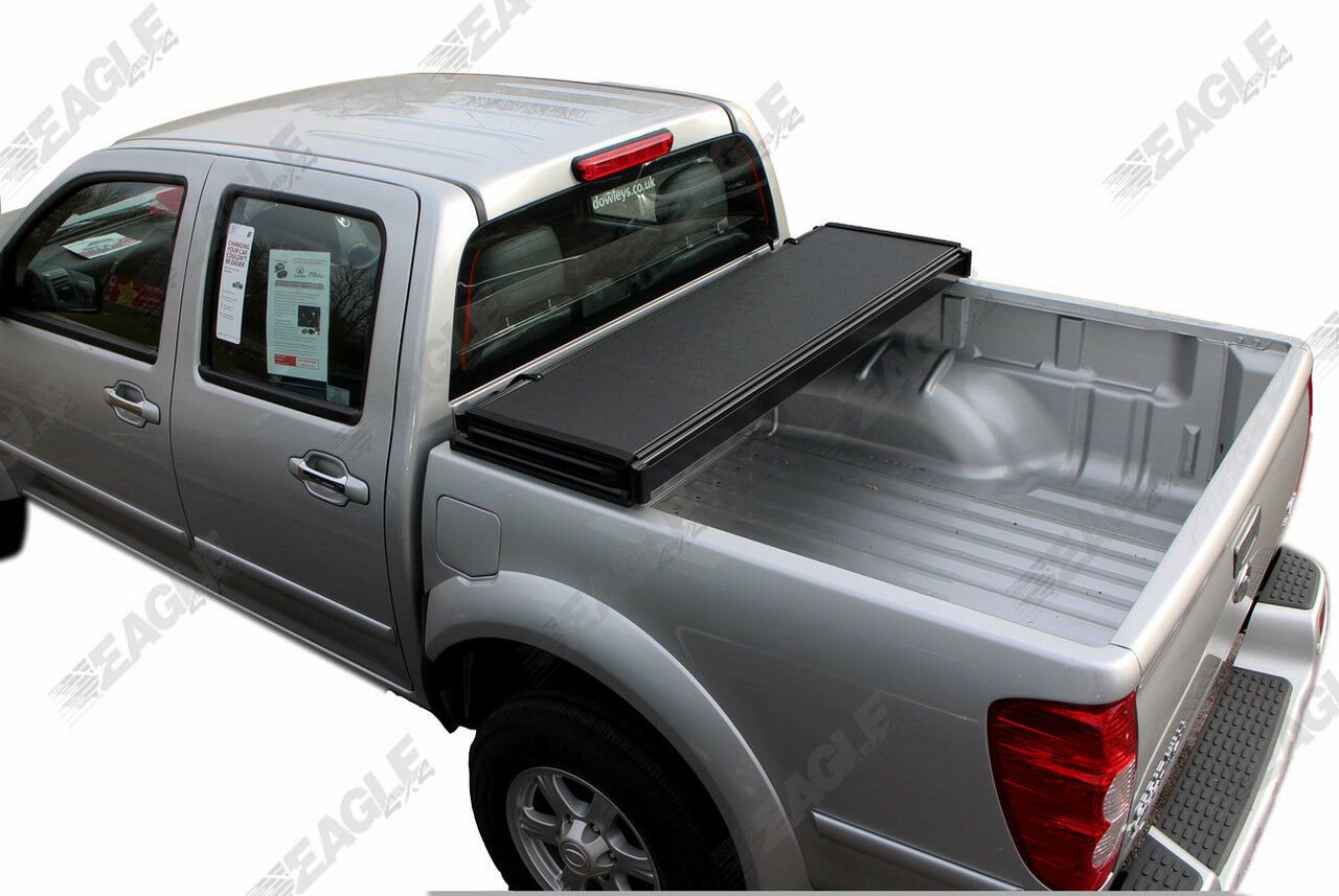 Isuzu Rodeo Eagle1 Hard Tri Fold Tonneau Cover - Eagle 4x4