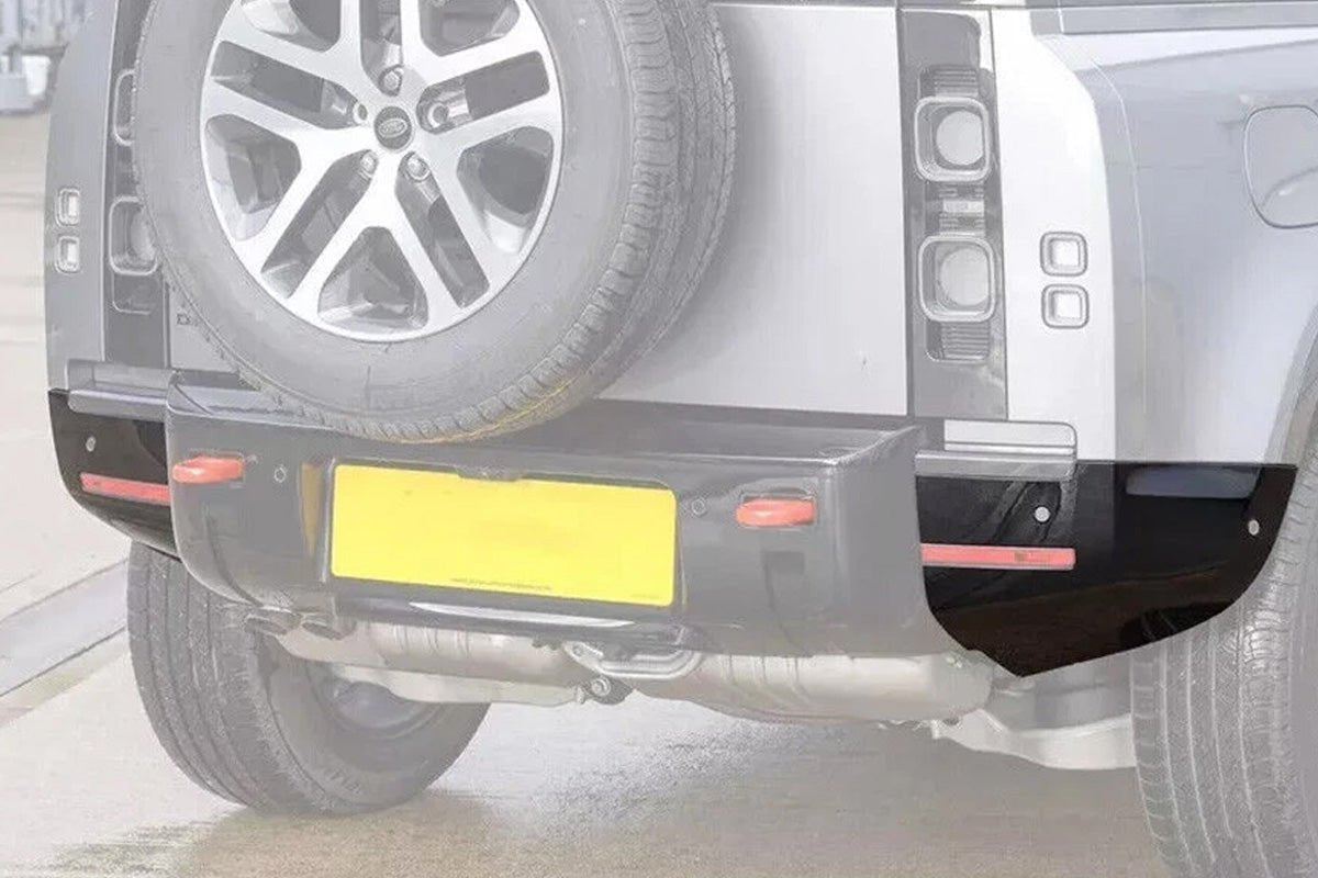 Land Rover Defender 90/110 (L663) Gloss Black Corner Bumper Trims - Eagle 4x4