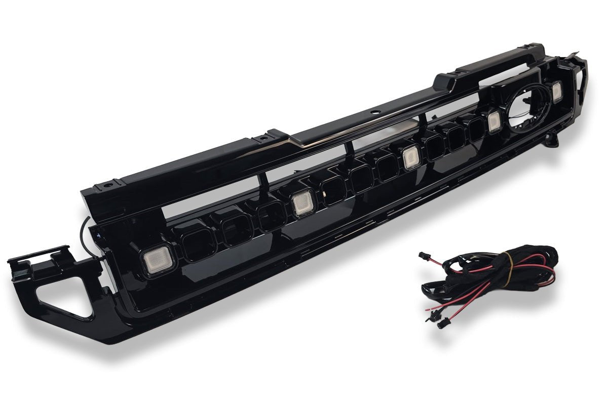 Land Rover Defender (L663) 2020+ Spyder Front Grille with Integrated LEDs - Eagle 4x4
