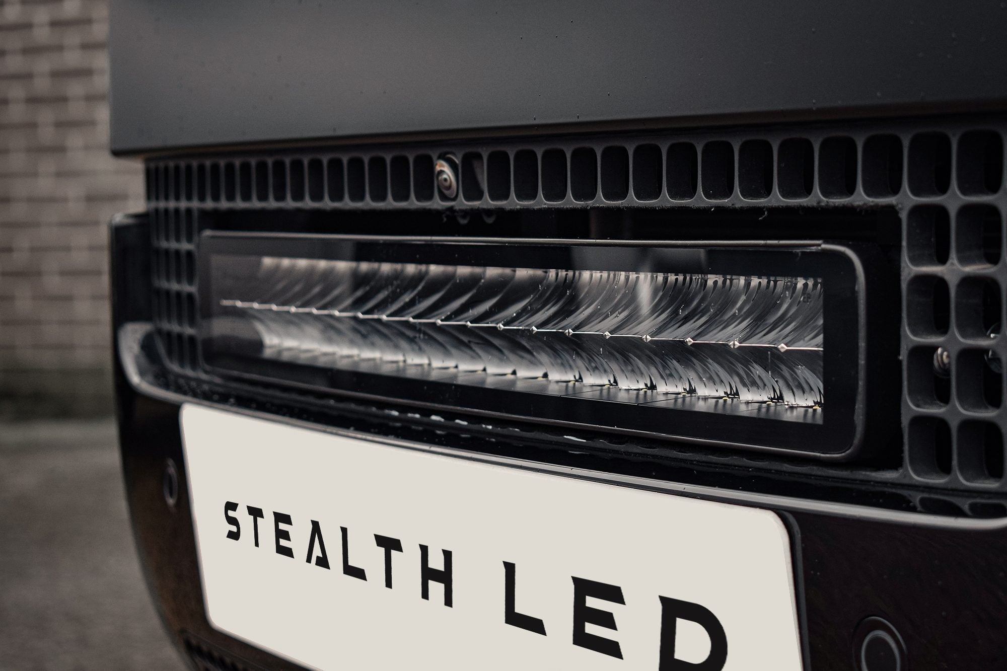 Land Rover Defender L663 2020+ Spyder Stealth 21 - inch LED External Integration Grille Kit - Eagle 4x4
