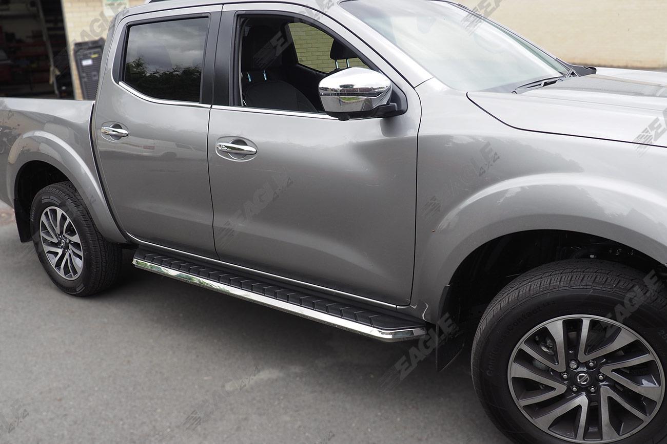 Mercedes X Class Alpine Side Steps - Stainless Steel - Eagle 4x4