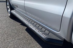 Mercedes X Class BLACK Side Steps - Alpine F1 Black Running Boards - Matt Black - Eagle 4x4