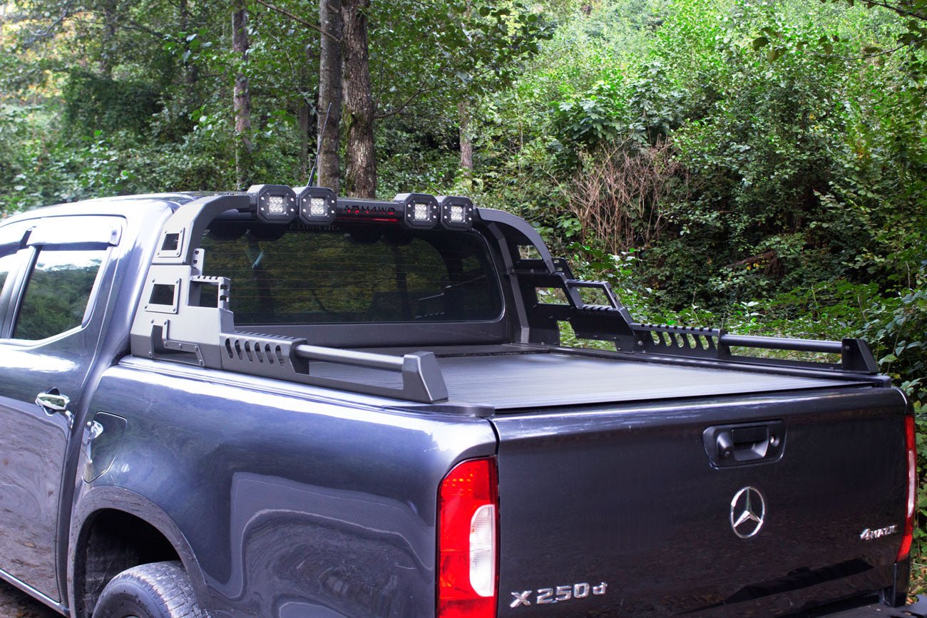 Mercedes X Class Combat Roll Bar with LED Light Pods - Eagle 4x4