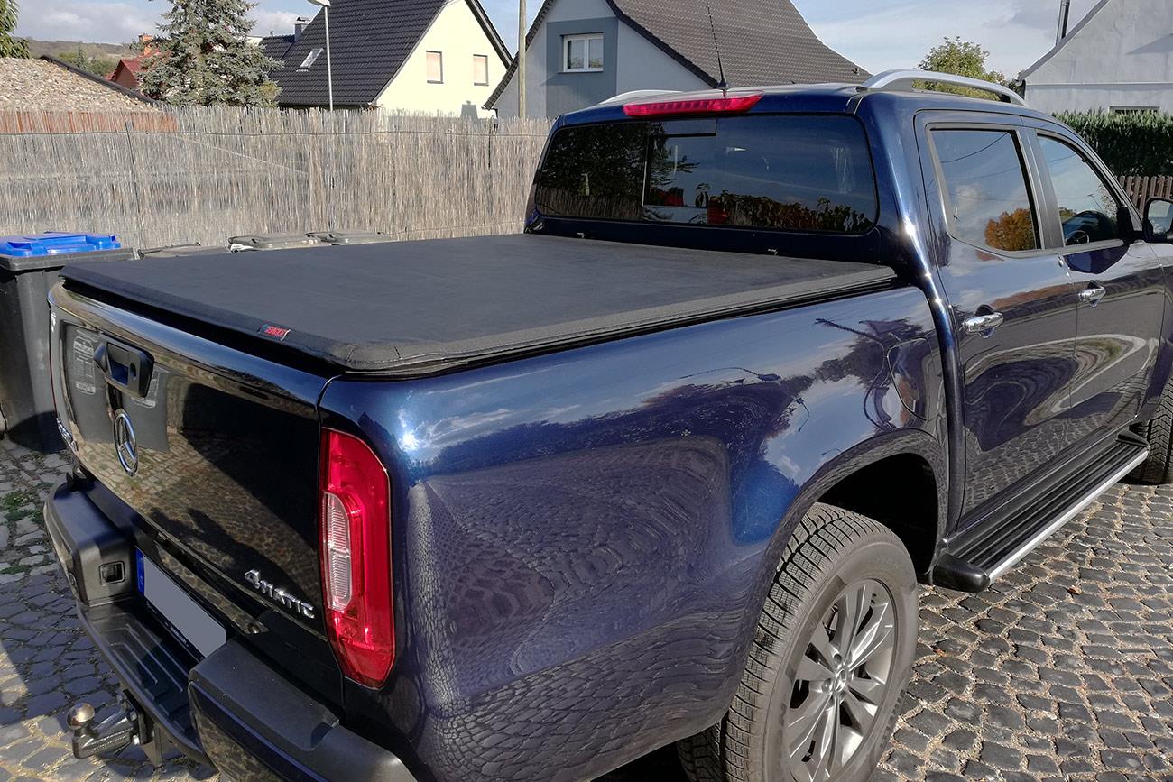 Mercedes X Class Eagle1 Soft Roll & Lock Premium Tonneau Cover Sail Cloth - Eagle 4x4