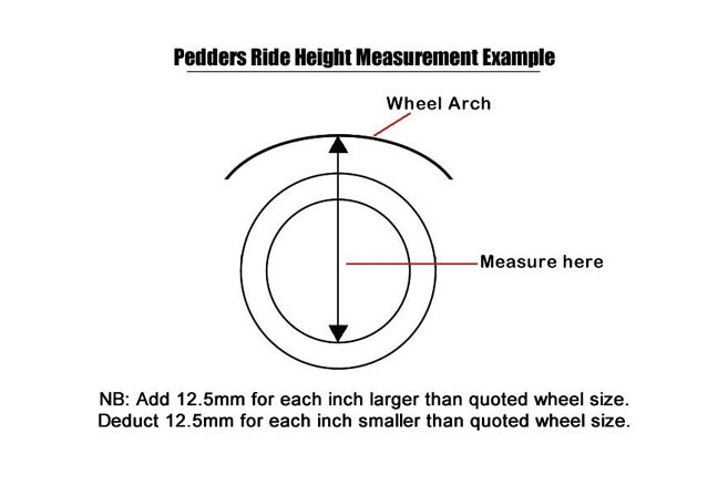 Mercedes X Class Pedders Suspension Upgrade Kit 1.5 inch - Improved Clearance - Assembled Struts - Eagle 4x4