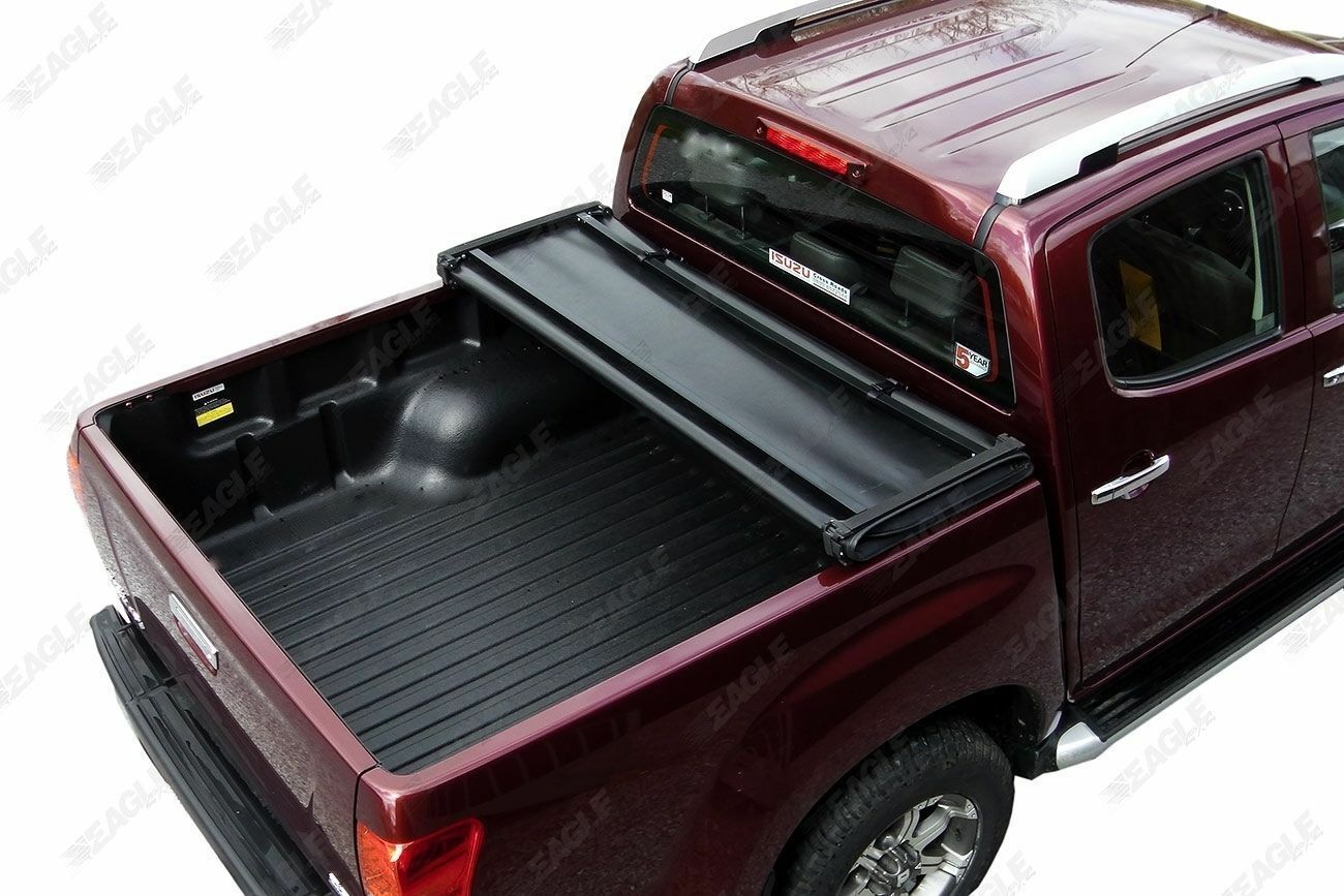 Mitsubishi L200 1999 - 2005 D/C Tonneau Cover - Eagle1 Soft Folding Bed Cover - Eagle 4x4
