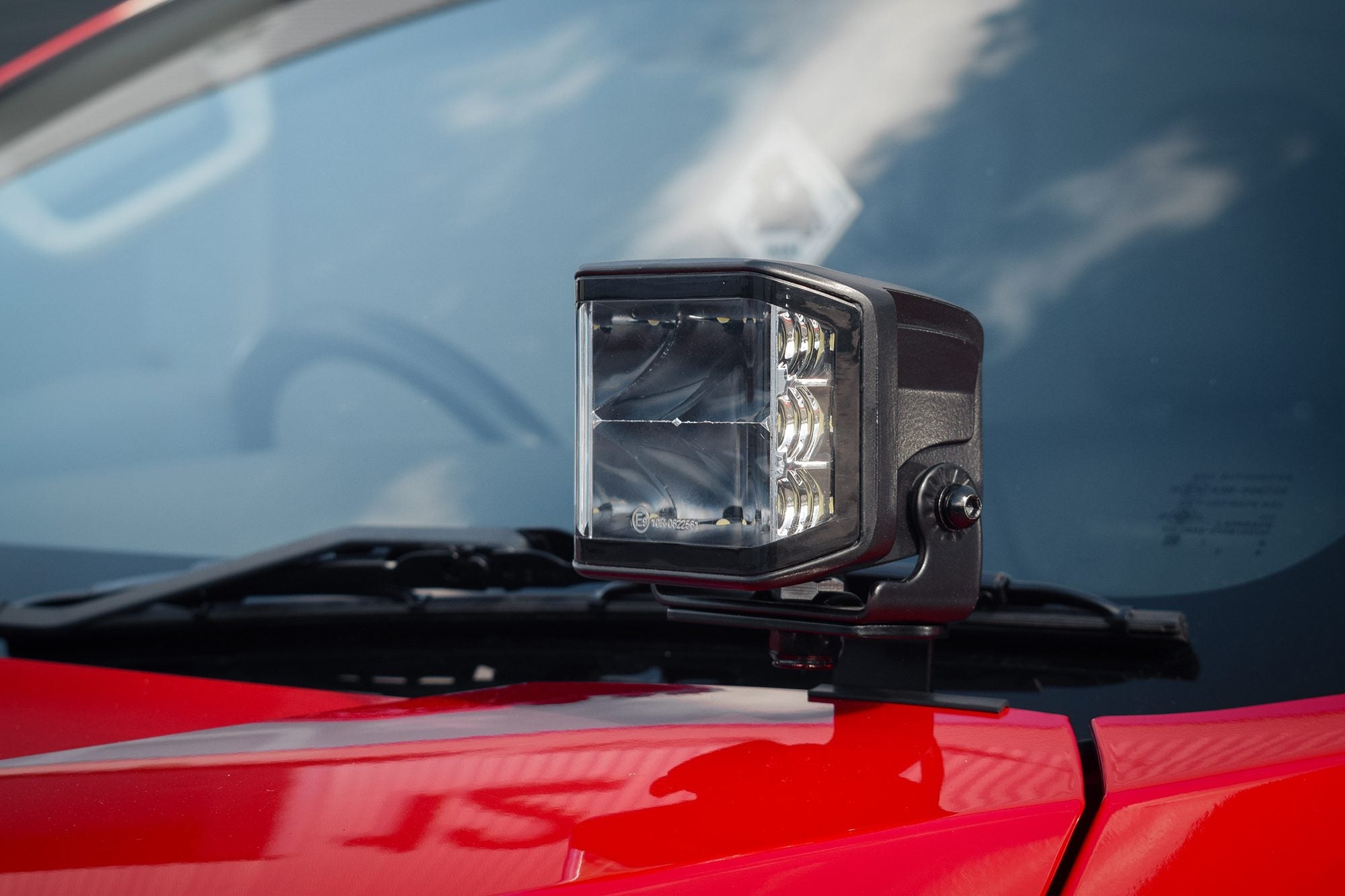 Mitsubishi L200 2019 - 2023 Spyder Stealth Twin 4 - inch Dark Force LED Bonnet Kit - Eagle 4x4