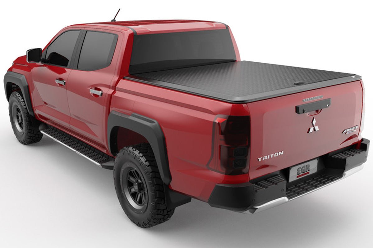 Mitsubishi L200 2026+ (Series 7) Aluminium Tonneau Cover (Black Chequer Finish) - Eagle 4x4