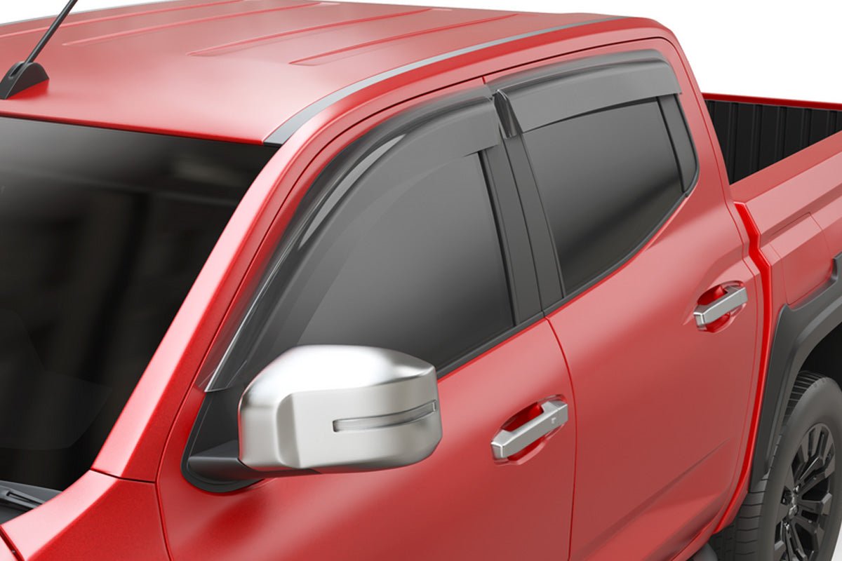 Mitsubishi L200 2026+ (Series 7) EGR Smoked Wind Deflectors (Set of 4) - Eagle 4x4