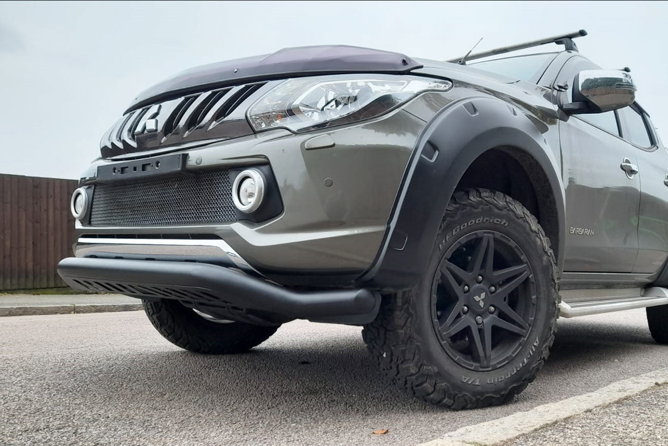 Mitsubishi L200 Series 5 Rhino Spoiler Bar BLACK - Eagle 4x4