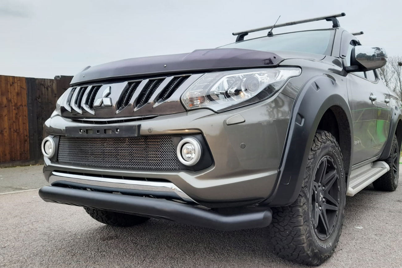 Mitsubishi L200 Series 5 Rhino Spoiler Bar BLACK - Eagle 4x4