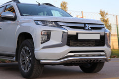 Mitsubishi L200 Series 5 Rhino Spoiler Bar BLACK - Eagle 4x4