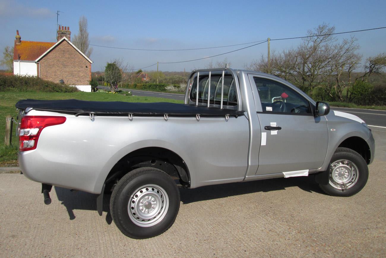 Mitsubishi L200 Series 5 - Single Cab - Soft Bungee Tonneau Cover - Eagle 4x4
