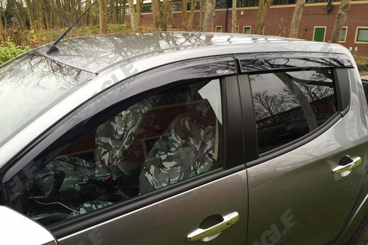Mitsubishi L200 Series 5 Wind Deflectors - Set of 4 - Eagle 4x4