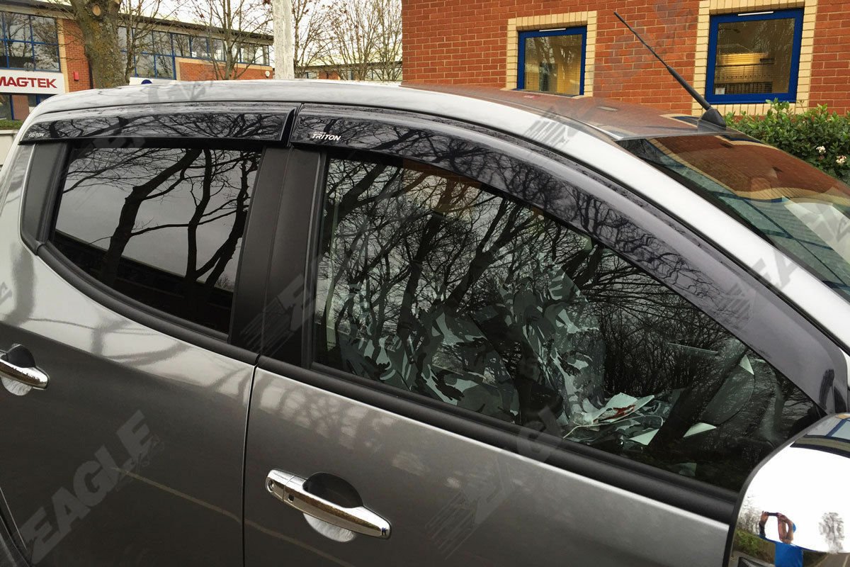 Mitsubishi L200 Series 5 Wind Deflectors - Set of 4 - Eagle 4x4
