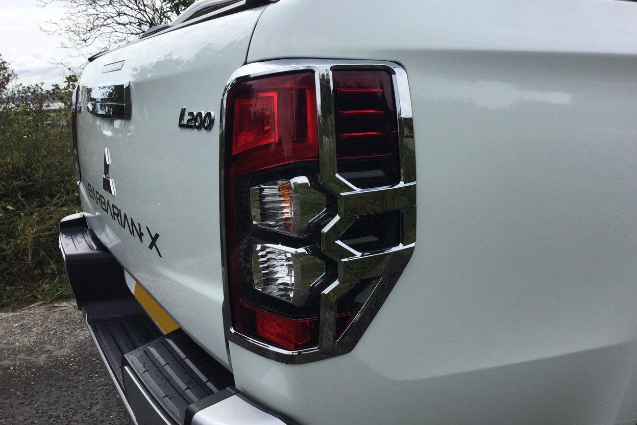 Mitsubishi L200 Series 6 Light Surrounds - Front AND Rear - Chrome - Eagle 4x4