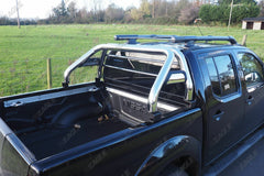 Nissan Navara D40 Hawk Roll Bar - Fits with Tonneau Covers - Stainless Steel - Eagle 4x4