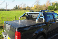 Nissan Navara D40 Hawk Roll Bar - Fits with Tonneau Covers - Stainless Steel - Eagle 4x4