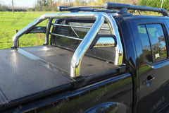 Nissan Navara D40 Hawk Roll Bar - Fits with Tonneau Covers - Stainless Steel - Eagle 4x4