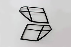 Nissan Navara D40 Headlight AND Rear Light Surrounds - Full Set - Matt Black - Eagle 4x4