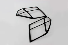 Nissan Navara D40 Headlight AND Rear Light Surrounds - Full Set - Matt Black - Eagle 4x4