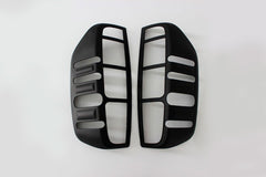 Nissan Navara D40 Headlight AND Rear Light Surrounds - Full Set - Matt Black - Eagle 4x4