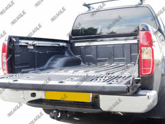 Nissan Navara D40 Load Bed Liner Under Rail Plastic - D/C 2005 - 2014 - With C Channels - Eagle 4x4