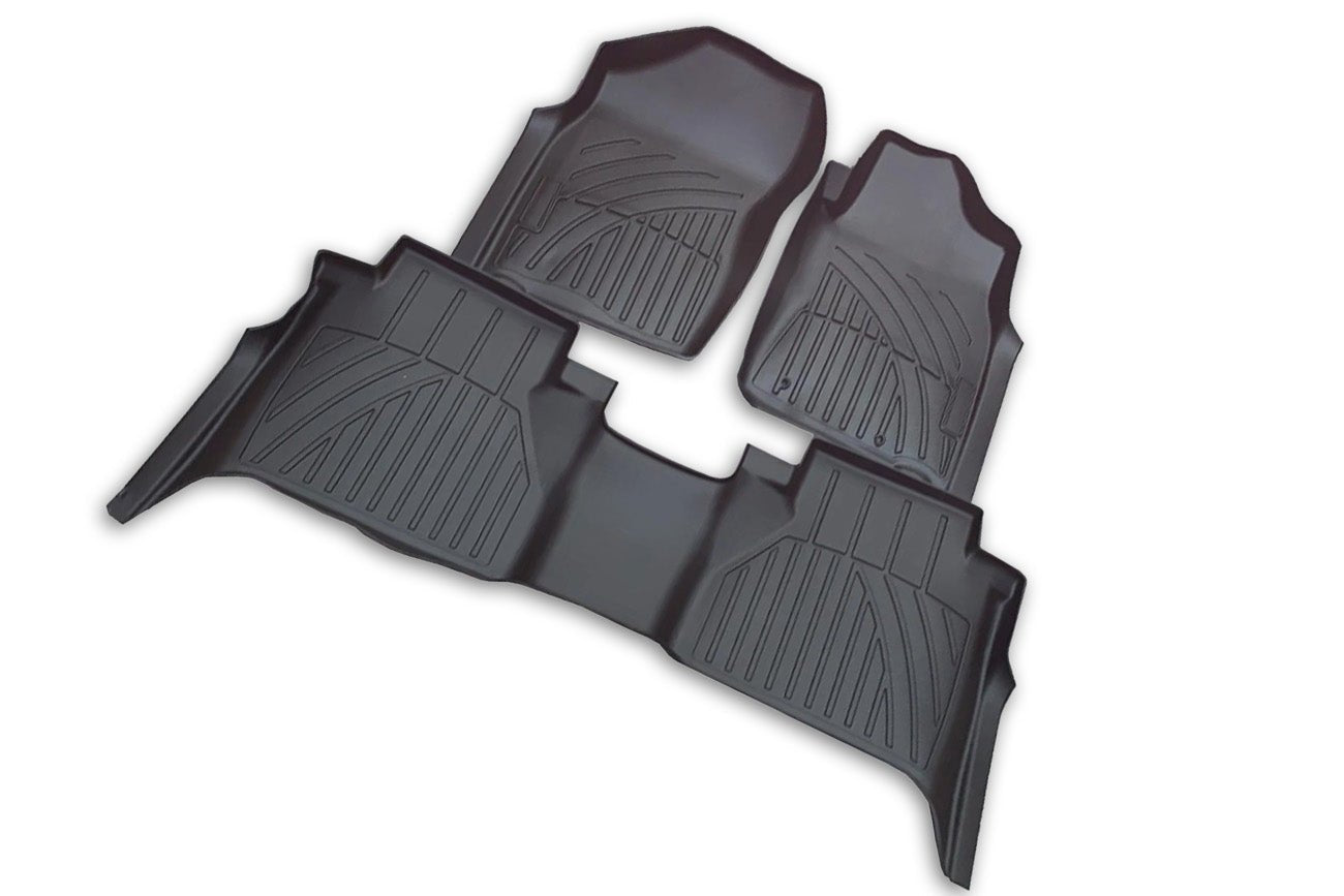 Nissan Navara NP300 2015 - 2022 Spyder Floor Mats - Full Set - Eagle 4x4