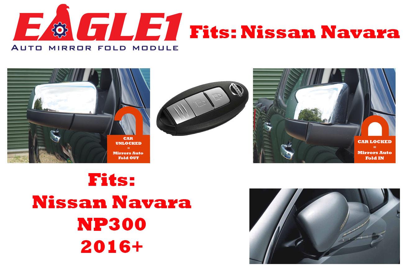 Nissan Navara NP300 Auto Folding Mirror Kit - Eagle 4x4