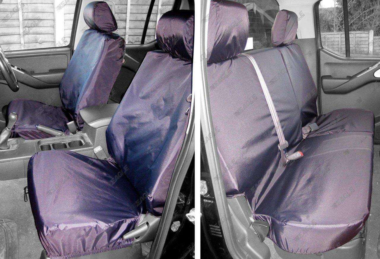 Nissan Navara NP300 Seat Covers - Eagle1 Tailored Fit - Front Pair Only - Eagle 4x4